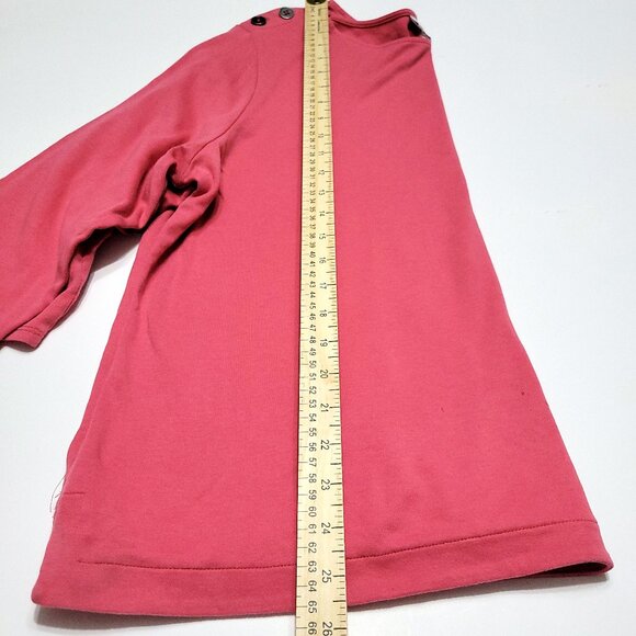 J Jill Womens Long Sleeve Button Accent Top Size XL Pink Modal Capsule Office - Picture 6 of 11